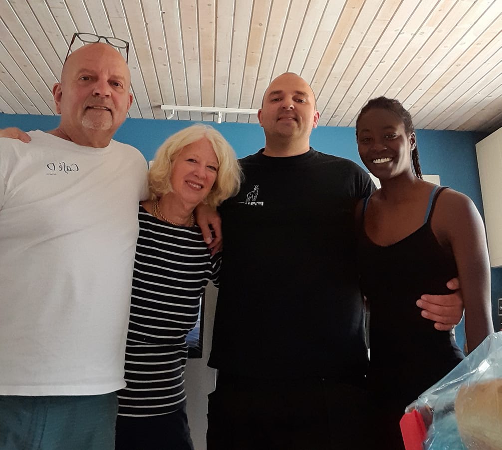 Arne, me, Kasper, Natalie