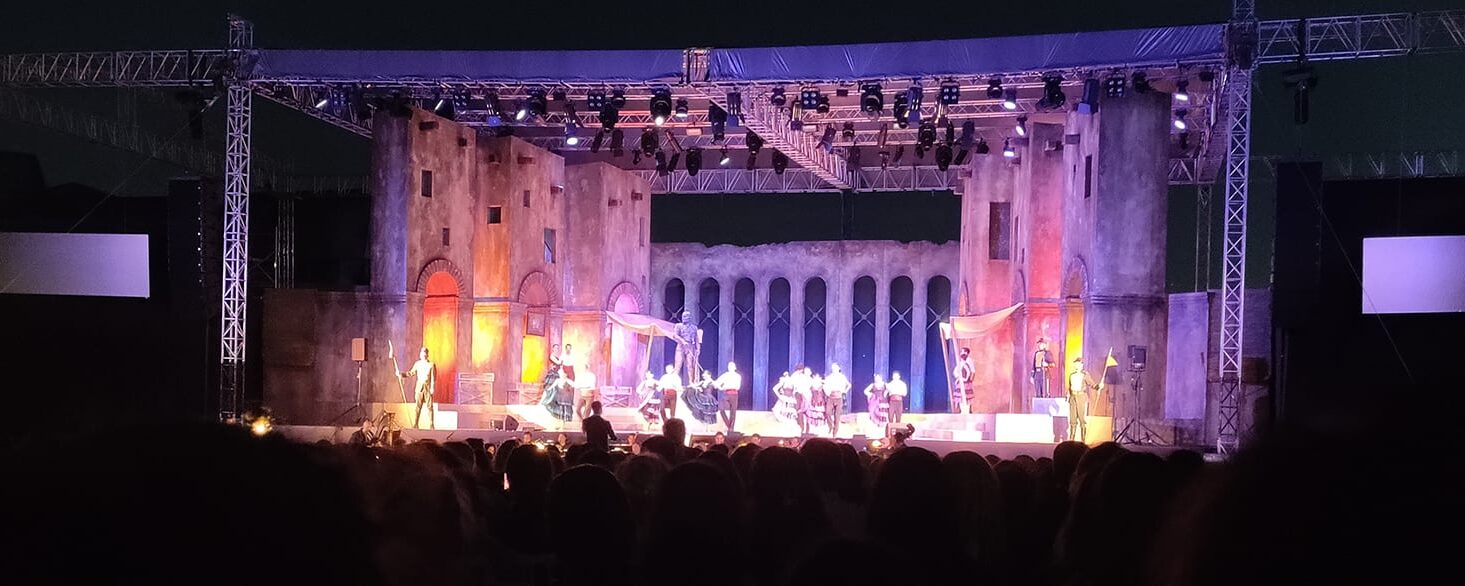 July 2023 opera festival performance on the outdoor stage by the Golden Horn